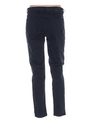 Pantalon slim talie joasă talie joasă albastru MENSI COLLEZIONE femeie
