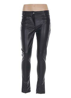 Pantalon slim talie joasă talie joasă negru MENSI COLLEZIONE femeie
