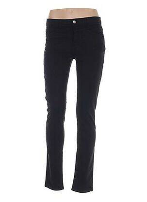 Pantalon slim talie joasă talie joasă negru MENSI COLLEZIONE femeie