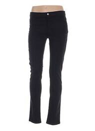 Pantalon slim talie joasă talie joasă negru MENSI COLLEZIONE femme