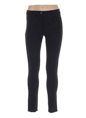 Pantalon slim conic mărime normală negru MENSI COLLEZIONE femeie