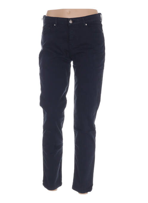 Pantalon slim albastru MENSI COLLEZIONE femeie