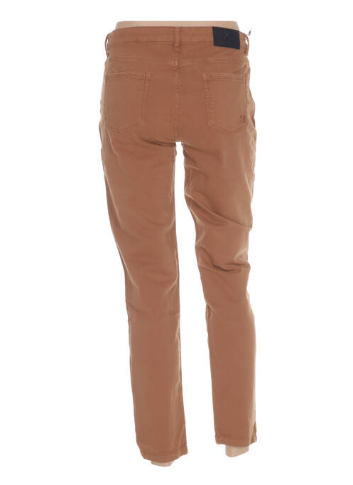 Pantalon slim maro MENSI COLLEZIONE femeie