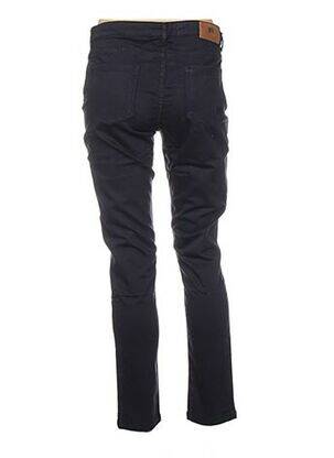 Pantalon slim talie joasă talie joasă albastru MENSI COLLEZIONE femeie