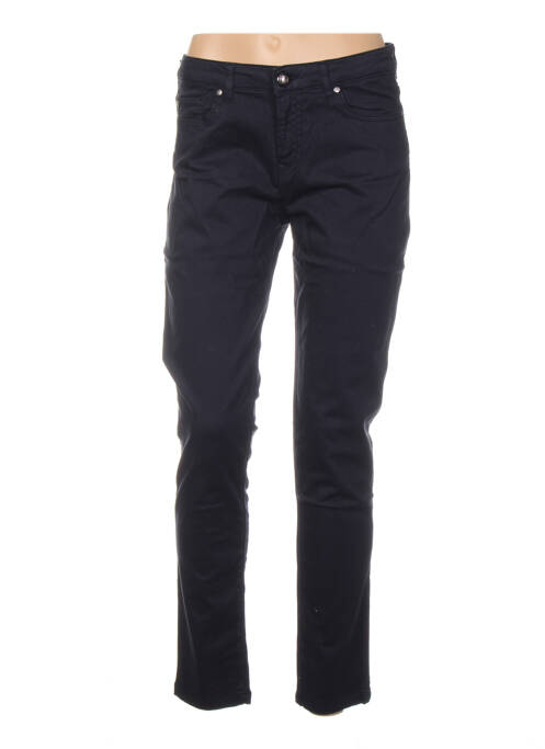 Pantalon slim albastru MENSI COLLEZIONE femeie