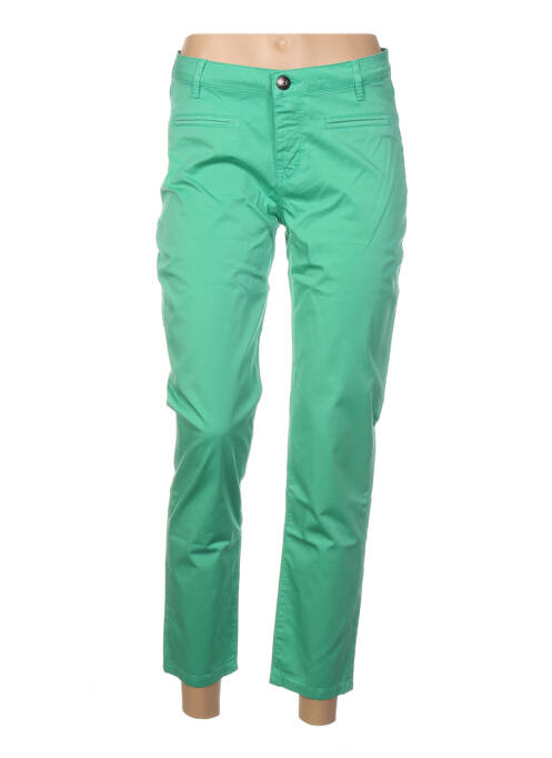 Pantalon 7/8 verde MENSI COLLEZIONE femeie