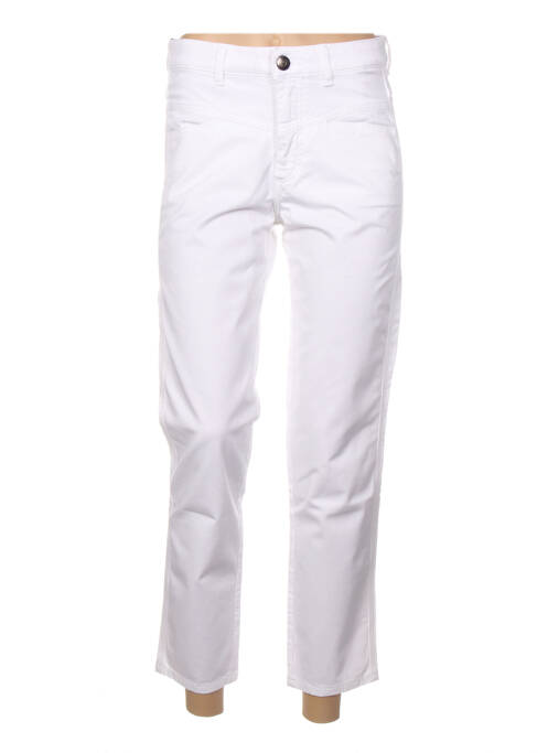 Pantalon 7/8 alb MENSI COLLEZIONE femeie