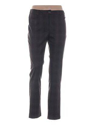 Pantalon drept elasticitate talie joasă maro WEINBERG femeie