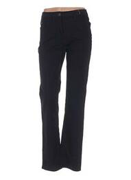 Pantalon slim elasticitate mărime normală negru PAUPORTÉ femme