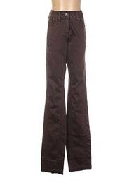 Pantalon slim talie joasă talie joasă maro SANDWICH femme