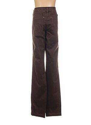 Pantalon slim talie joasă talie joasă maro SANDWICH femeie
