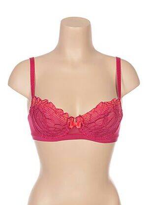 Sutien țesătură tulle roz LOU femeie