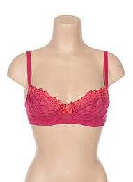 Sutien țesătură tulle roz LOU femeie