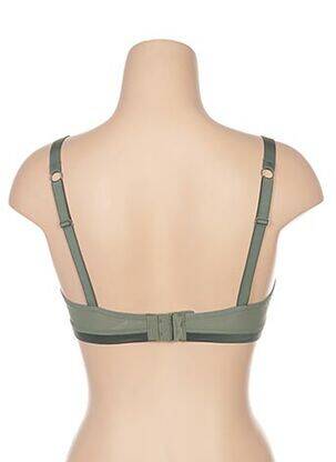Sutien țesătură tulle verde LOU femeie