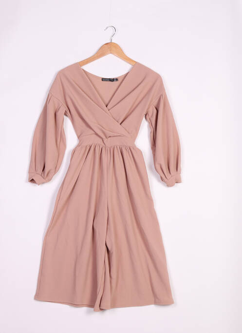 Salopetă-pantalon roz BOOHOO femeie