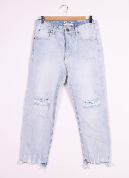 Blugi cu croială dreaptă albastru ONETEASPOON femeie