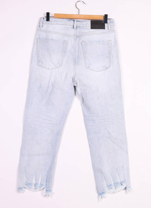 Blugi cu croială dreaptă albastru ONETEASPOON femeie