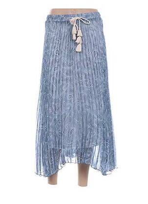 Fustă lungă albastru MISS KOO femeie