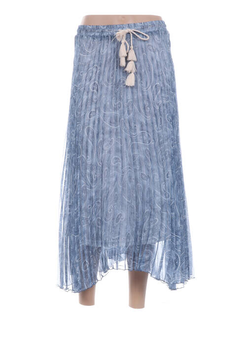 Fustă lungă albastru MISS KOO femeie