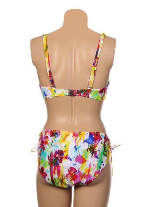 Costum de baie din două piese alb ANTIGEL femeie