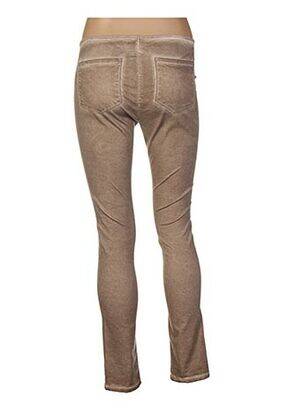 Pantalon slim talie joasă talie joasă bej SWILDENS femeie