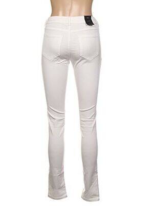 Pantalon slim talie joasă talie joasă alb SCOTCH & SODA femeie