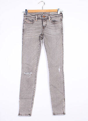 Pantalon slim gri DIESEL femeie