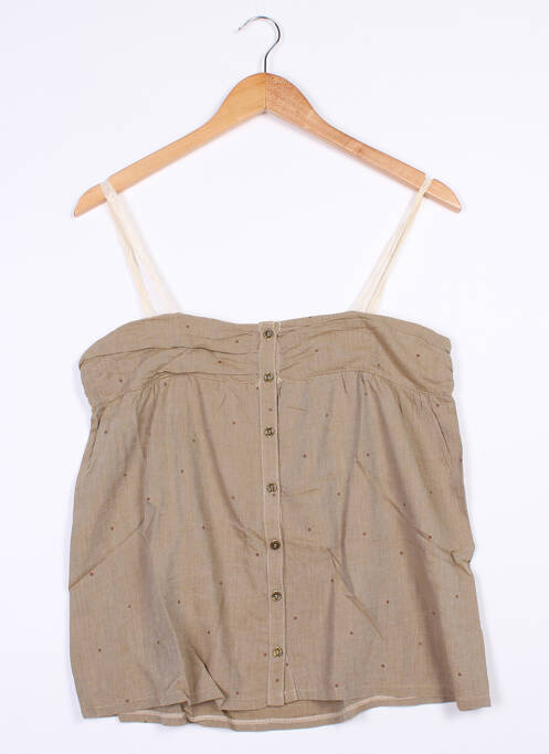 Top bej COZETE femeie