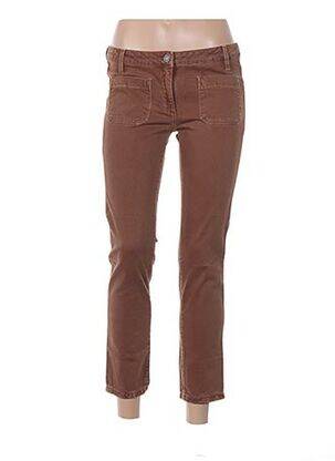 Pantalon trei sferturi maro WAS femeie