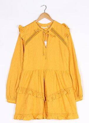 Rochie midi mâneci lungi mâneci lungi galben TULAROSA femeie