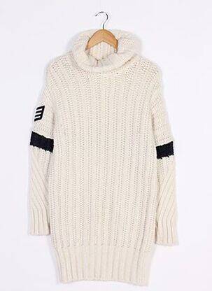 Pulover cu guler înalt bej GIGI femeie