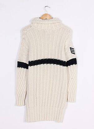 Pulover cu guler înalt tricot gros mâneci lungi bej GIGI femeie