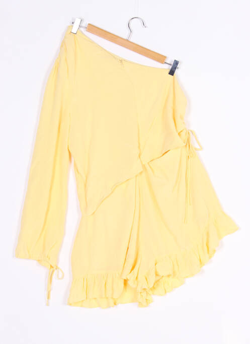 Salopetă scurtă galben LOVERS + FRIENDS femeie