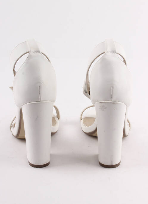 Sandale/Pantofi decupați alb MANGO femeie