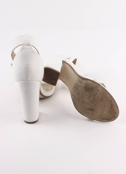 Sandale/Pantofi decupați alb MANGO femeie