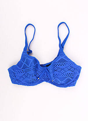 Sutien de costum de baie bretele elastice reglabile albastru FREYA femeie