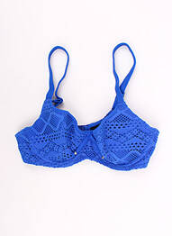 Sutien de costum de baie bretele elastice reglabile albastru FREYA femme