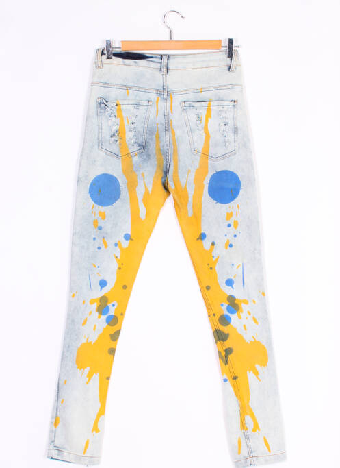 Blugi cu croială dreaptă albastru SILVIA ULSON femeie