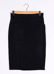 Fustă midi închidere cu fermoar lateral negru CLOSED femme