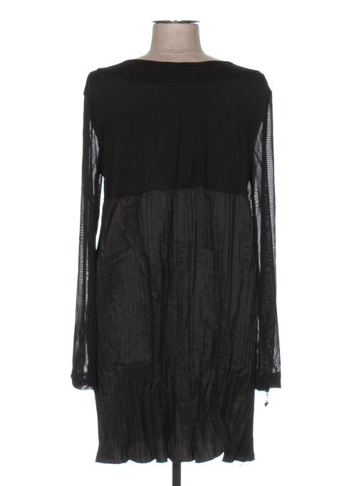 Tunică mâneci lungi negru GLAMZ femeie