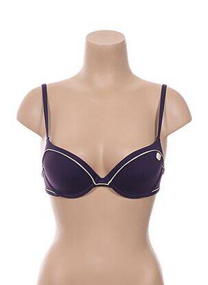 Sutien de costum de baie sutien cu susținere înaltă și burete detașabil sutien cu susținere înaltă și burete detașabil violet HUIT femeie