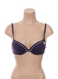 Sutien de costum de baie sutien cu susținere înaltă și burete detașabil sutien cu susținere înaltă și burete detașabil violet HUIT femeie
