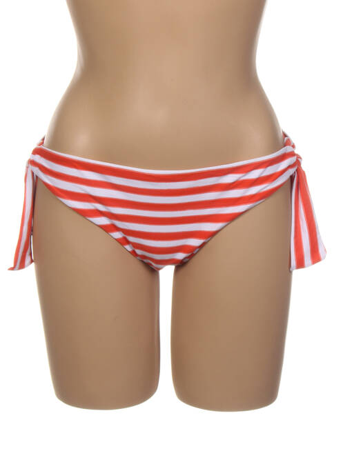 Chiloți de baie închidere cu legături de legat bikini portocaliu SEAFOLLY femme