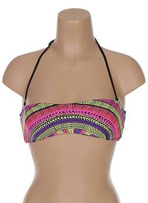 Sutien de costum de baie top bentiță top bentiță roz RIP CURL femeie