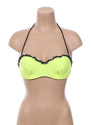 Sutien de costum de baie bretele elastice detașabile top sutien modelat galben DAG ADOM femeie