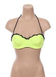 Sutien de costum de baie bretele elastice detașabile top sutien modelat galben DAG ADOM femeie