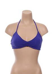 Sutien de costum de baie bretele elastice albastru L*SPACE femme