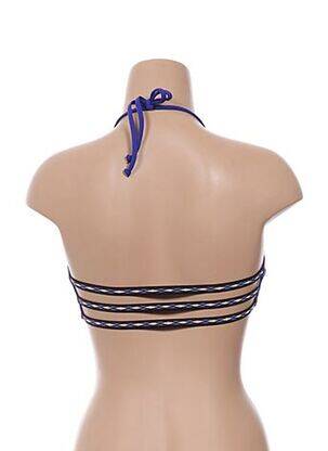 Sutien de costum de baie bretele elastice albastru L*SPACE femeie