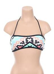 Sutien de costum de baie top bentiță top bentiță albastru SEAFOLLY femeie