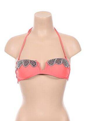 Sutien de costum de baie top bentiță top bentiță portocalie AMENAPIH femeie